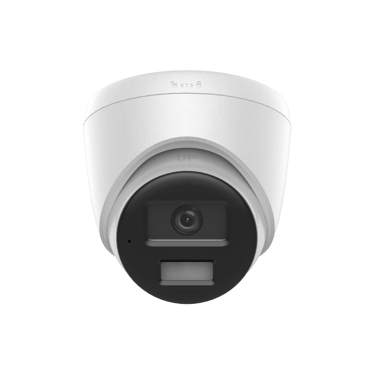 IPC-T280HA-LUF/SL 2.8mm HiLook 8MP Hybrid ColorVu & IR IP POE network turret camera with 30m IR & LED, Two-way Audio
