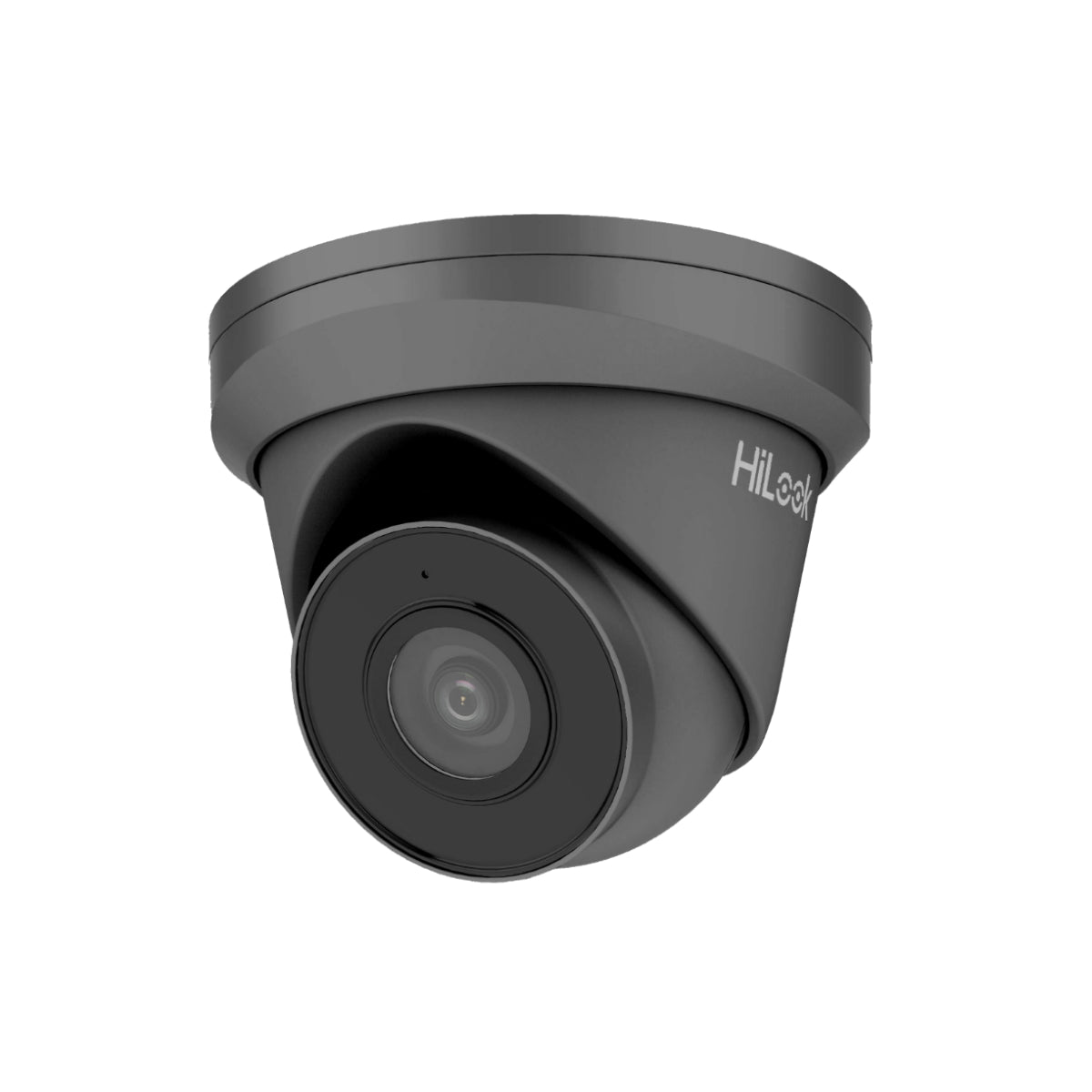 IPC-T280H-MUF 2.8mm HiLook 8MP 4k ultra HD IP POE network turret camera, 30m IR, built-in microphone in white or grey