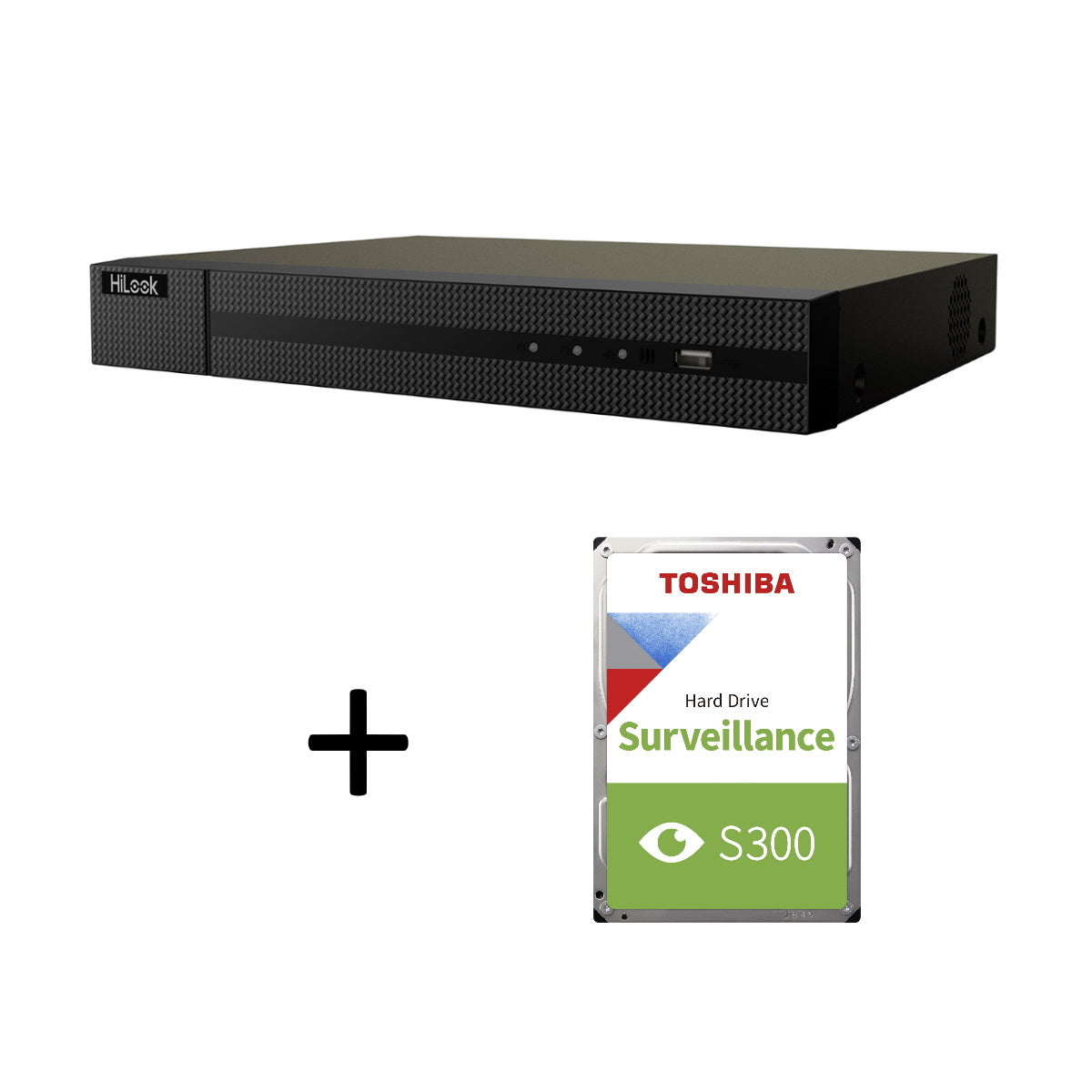 DVR-204Q-M1 HiLook 4 channel 4MP HD Analogue recorder H.265+