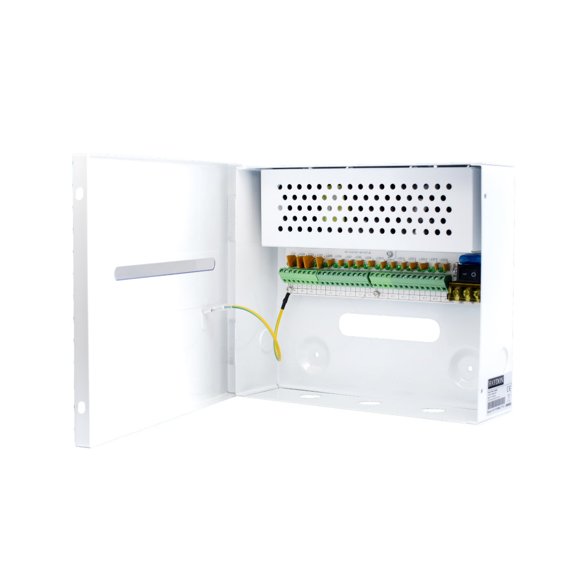 HAY-PSUMULTI-10A Haydon 16 Way 10A Metal Boxed Power Supply 12Vdc