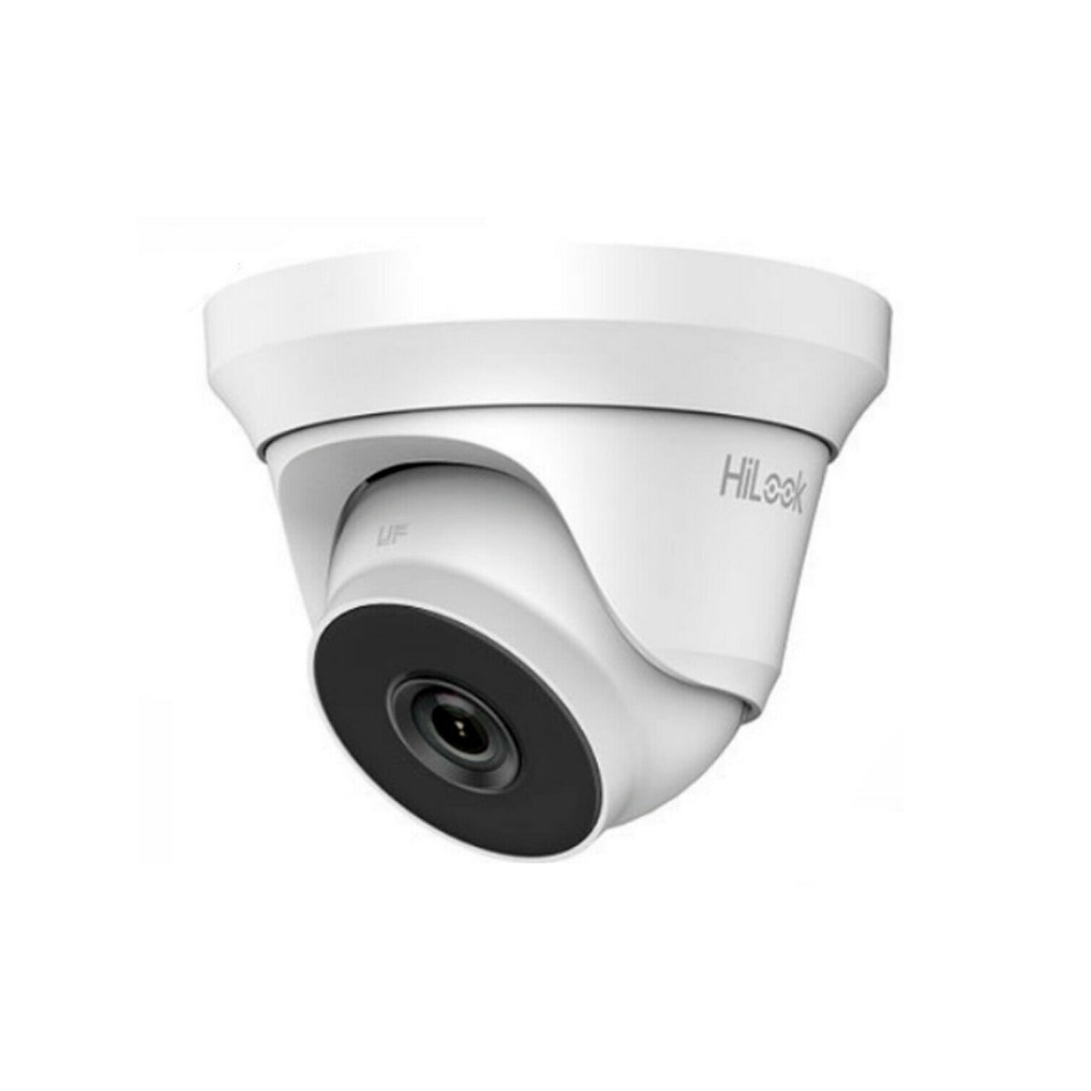 THC-T250-MS 2.8mm HiLook 5MP HD-TVI analogue turret camera with built-in mic and 40m IR in white or grey