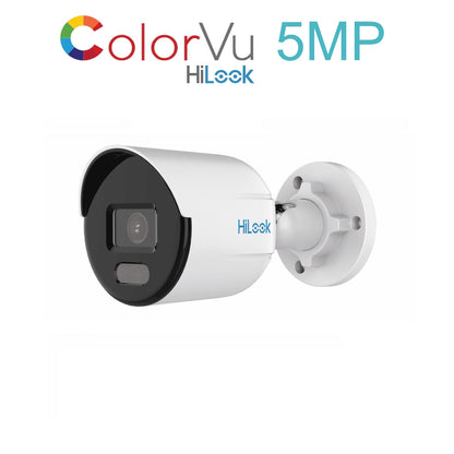IPC-B159H 2.8mm HiLook 5MP ColorVu IP POE network bullet camera with 30m LED