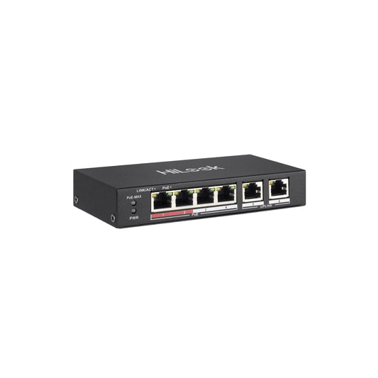 NS-0106P-35 HiLook 4 Port PoE+ Switch 100Mbps