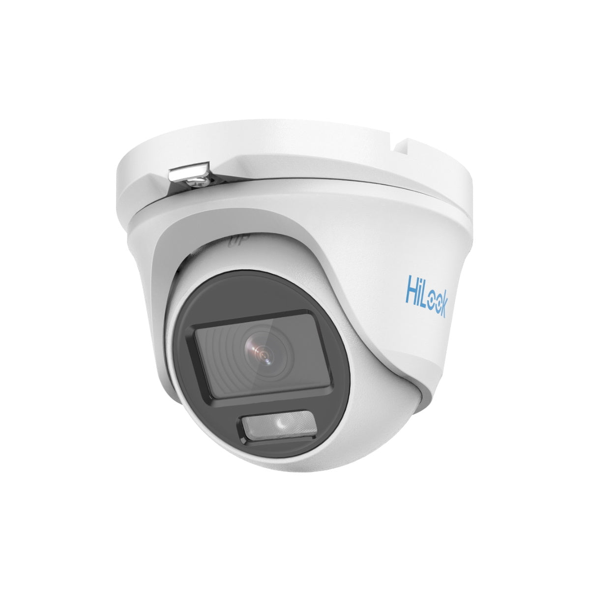 THC-T129-M 2.8mm HiLook 2MP 1080P HD-TVI ColorVu analogue turret camera with 20m LED in white or grey